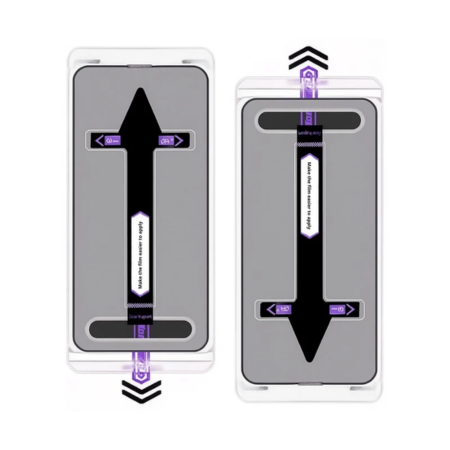 1090198783624 (24) Film verre trempé et kit d'installation anti-poussière