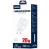 1090198783624 (35) Adaptateur secteur Usb-C (20W) JELLICO AK200 blanc