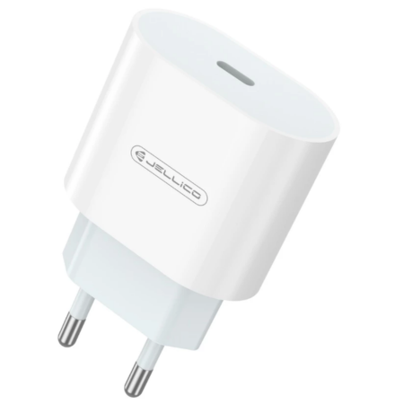 1090198783624 (36) Adaptateur secteur Usb-C (20W) JELLICO AK200 blanc