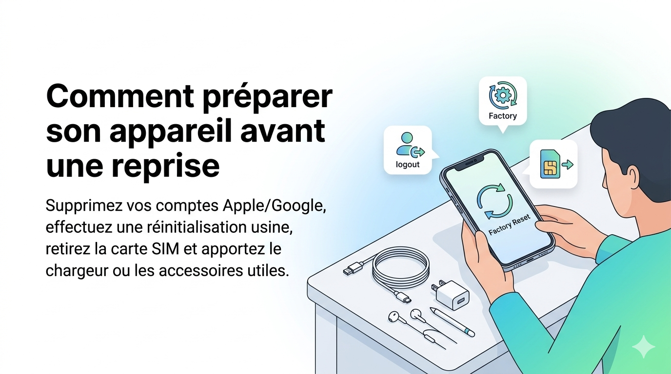 Comment preparer son appareil avant une reprise