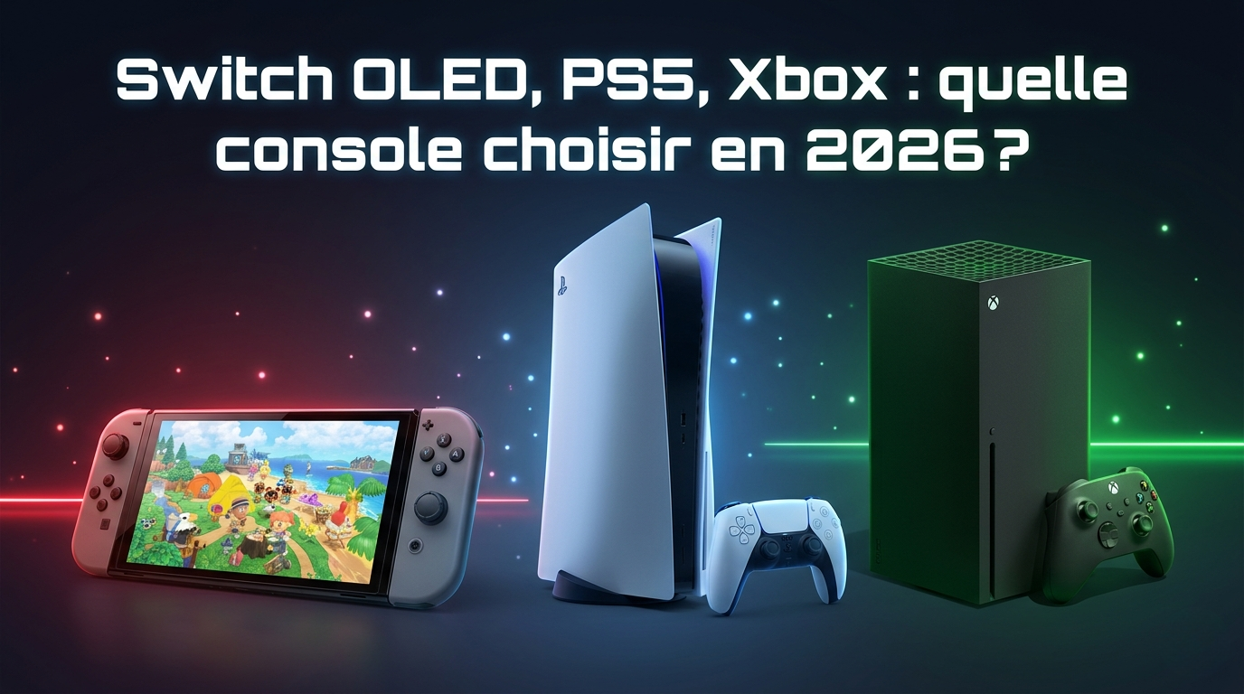 Switch OLED, PS5, Xbox: quelle console choisir en 2026 ?