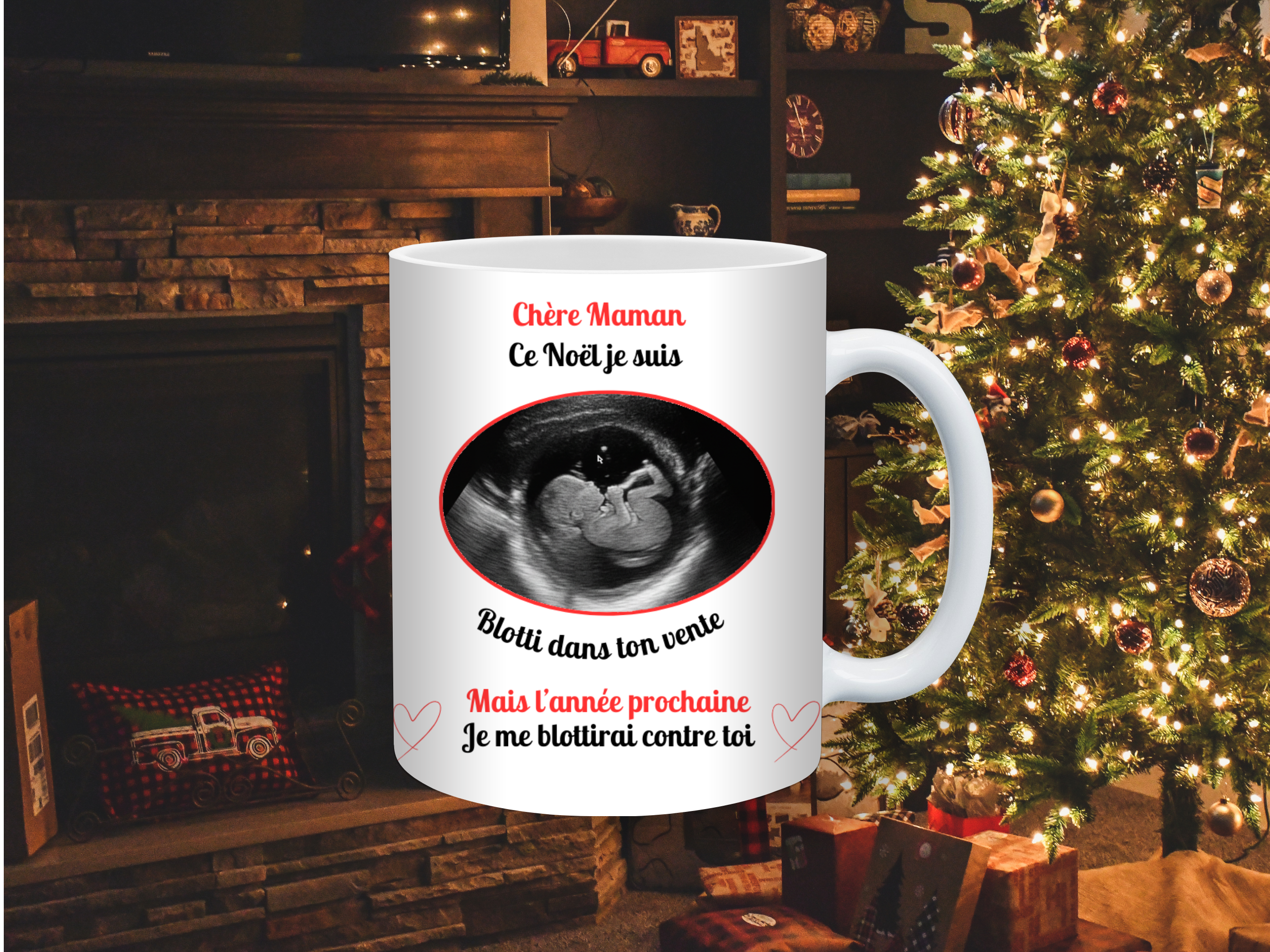 Mug 11oz Souvenir Naissance & Noël
