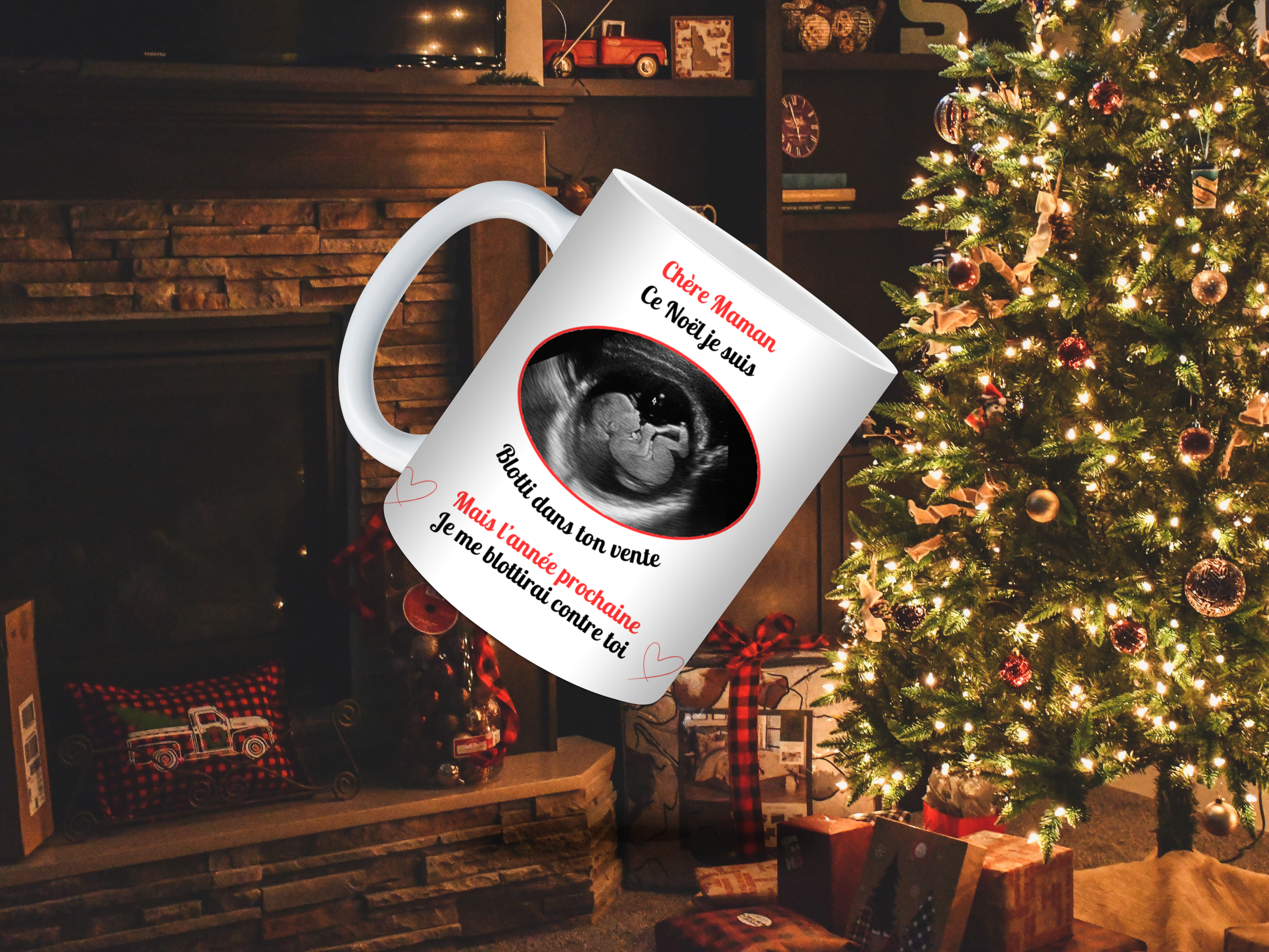 Mug 11oz Souvenir Naissance & Noël