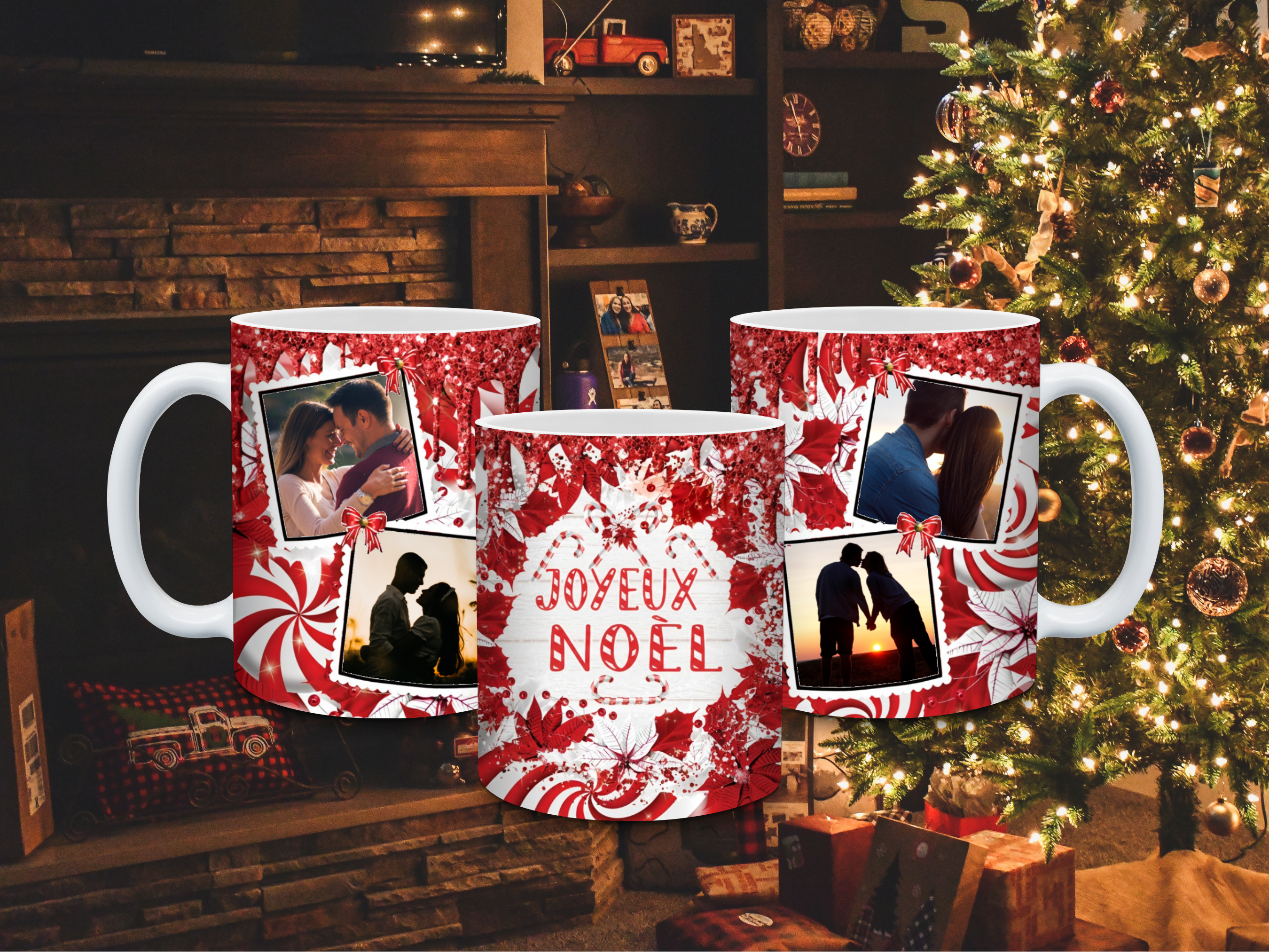 Mug 325 ml  Merry Christmas – Candy Cane