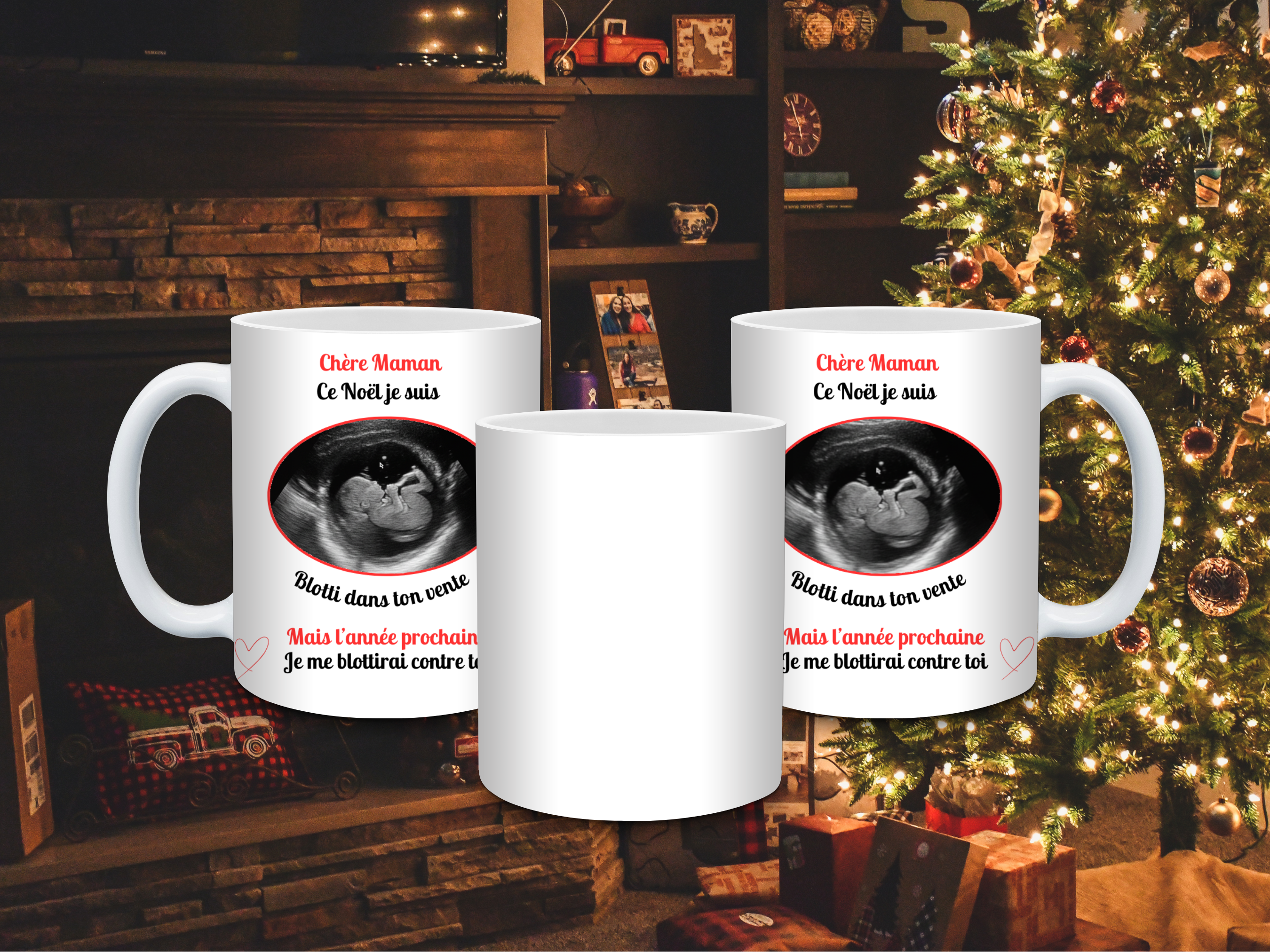 Mug 11oz Souvenir Naissance & Noël