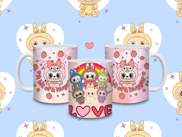 7 Mug Personnalisé Labubu – 11oz / 325ml | 9 Modèles Disponibles