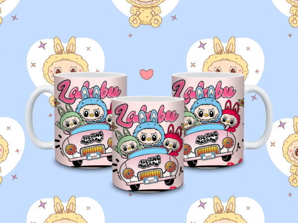 7 Mug Personnalisé Labubu – 11oz / 325ml | 9 Modèles Disponibles