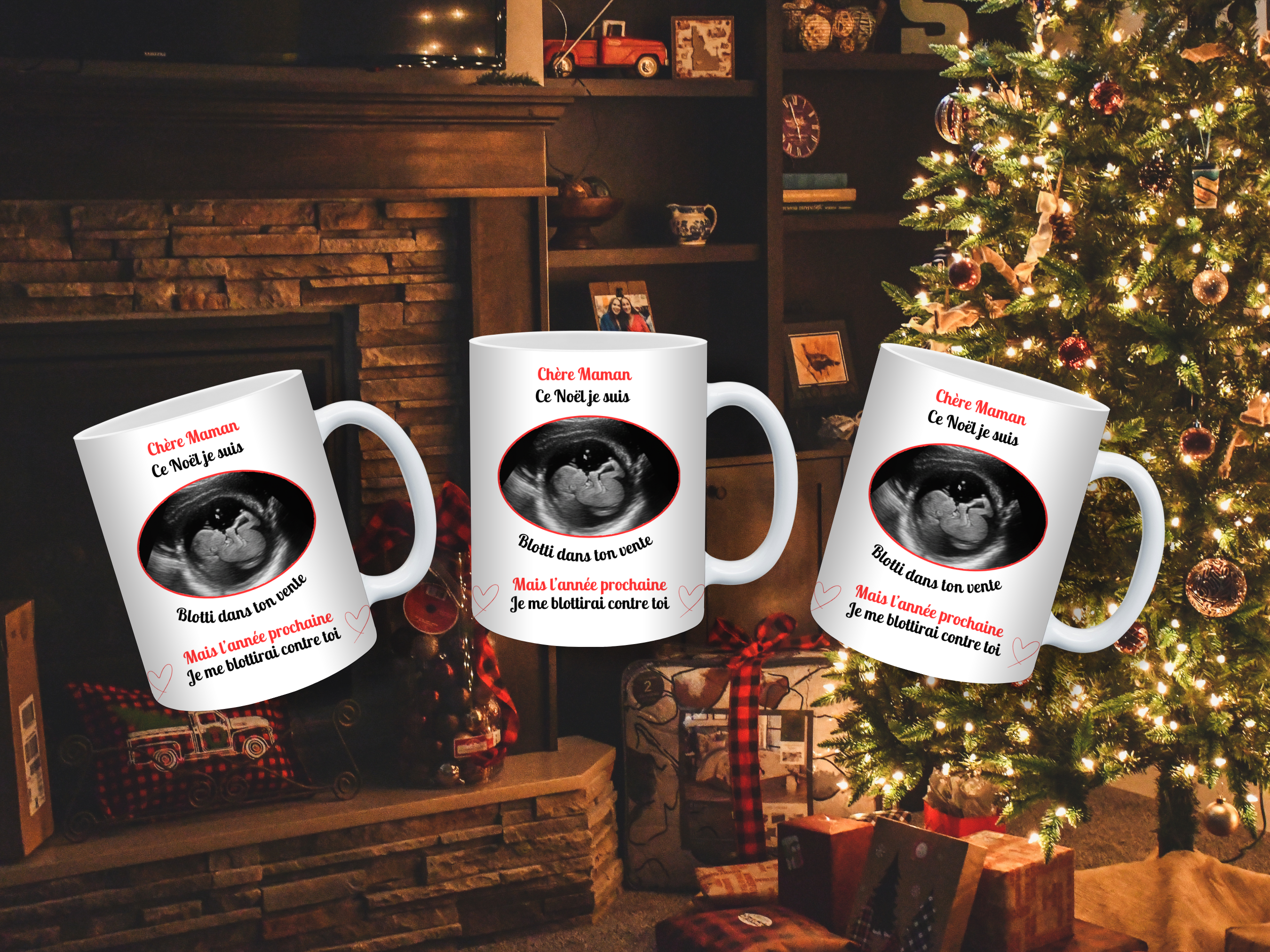 Mug 11oz Souvenir Naissance & Noël