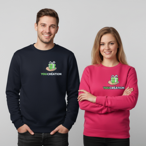 Pull Unisexe à Étiquette Amovible - 38 Couleurs