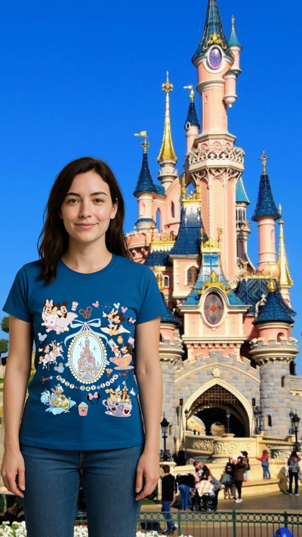 T-shirt Disney “Best Day Ever” – 100% Coton, Enfant & Adulte