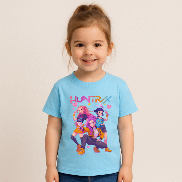 T-shirt KPop Demon Hunters – 100% Coton | Tailles Enfant & Adulte