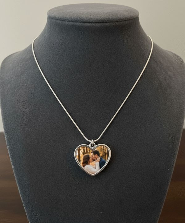 presentation Pendentif coeur à personnaliser