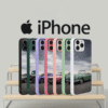 coquecouleurapple Coque iPhone personnalisée – disponible en Noir, Transparent, Blanc, Violet, Vert, Magenta et Rose
