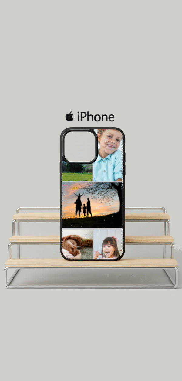 personnalisationapple Coque iPhone personnalisée – disponible en Noir, Transparent, Blanc, Violet, Vert, Magenta et Rose